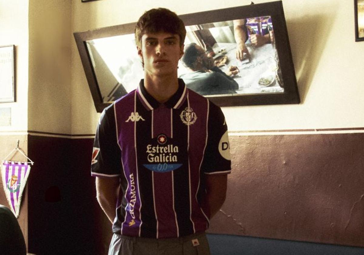 Imagen de la segunda camiseta del Real Valladolid para la nueva temporada.