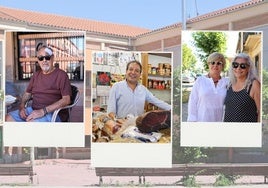 Vecinos y comerciantes de San Pedro.