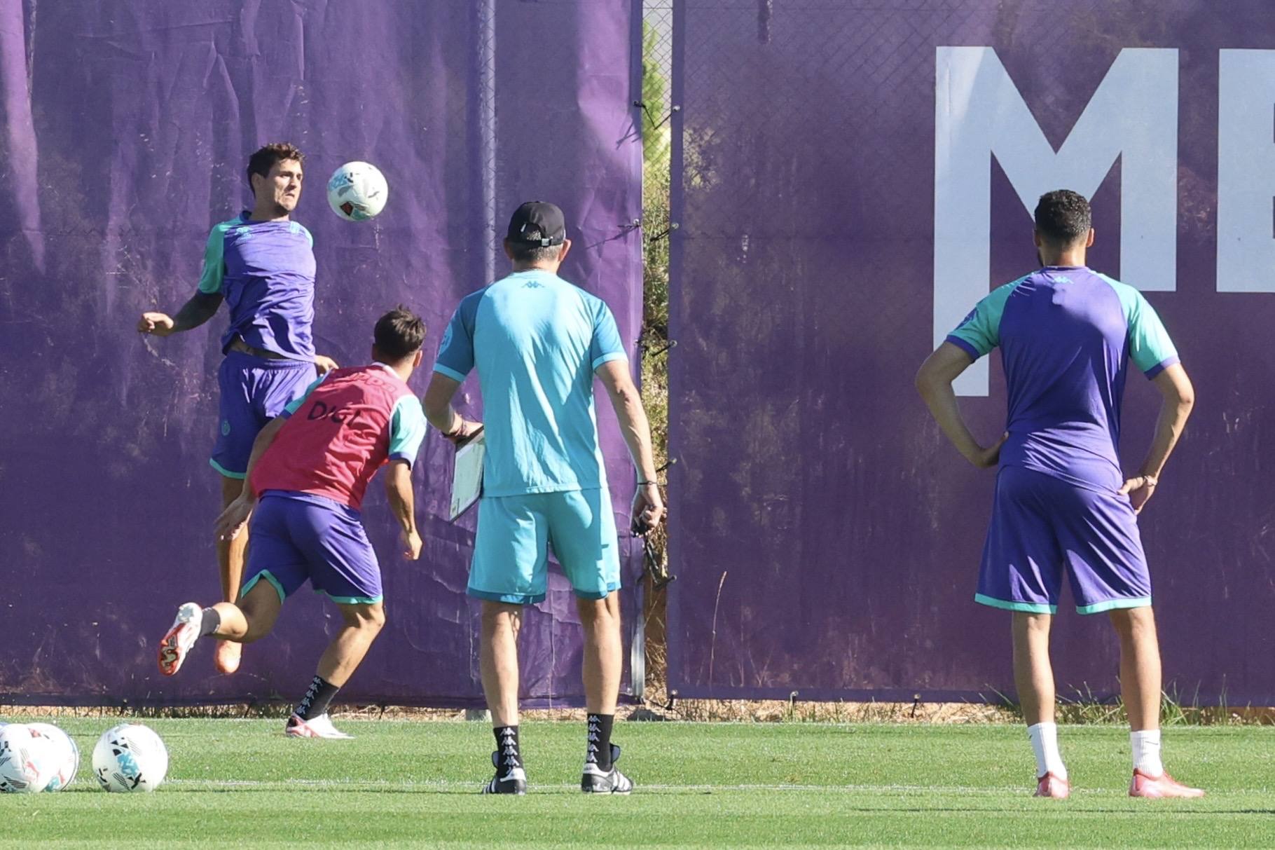 El entrenamiento del Real Valladolid, en imágenes