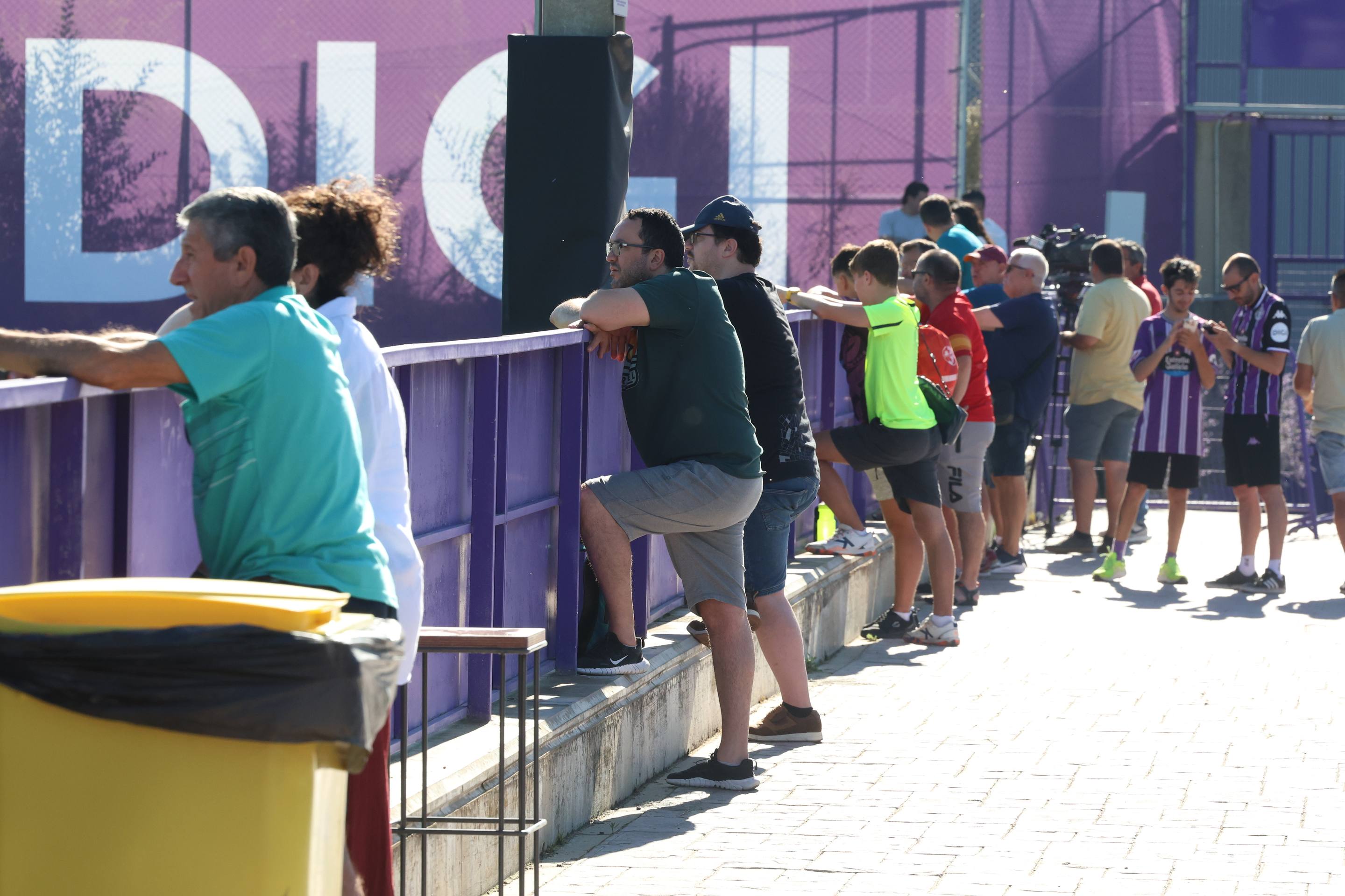 El entrenamiento del Real Valladolid, en imágenes