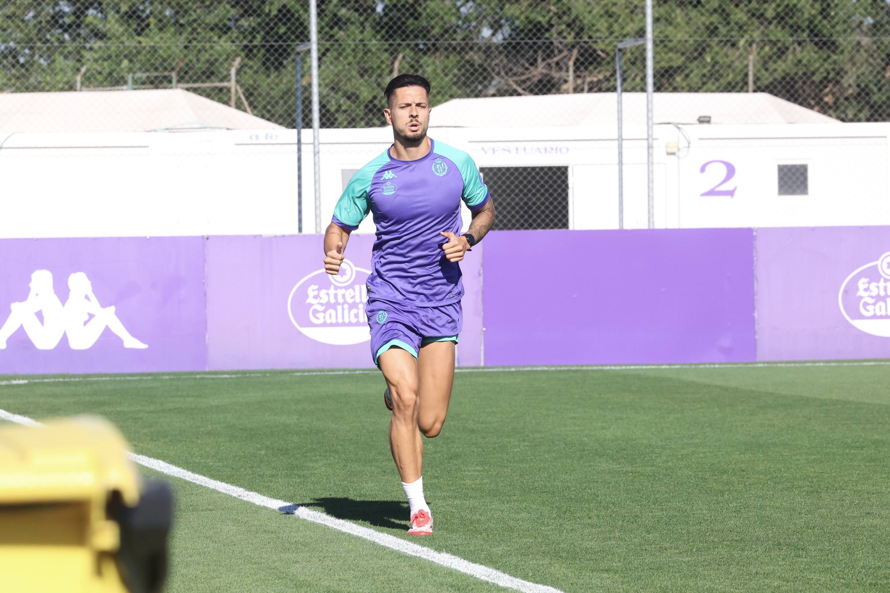 El entrenamiento del Real Valladolid, en imágenes