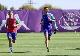 Imágenes del entrenamiento del Real Valladolid este miércoles en los campos Anexos de Zorrilla