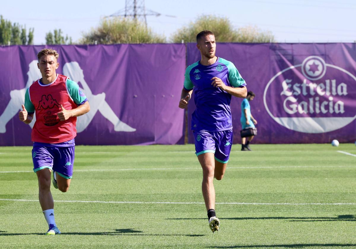 El entrenamiento del Real Valladolid, en imágenes