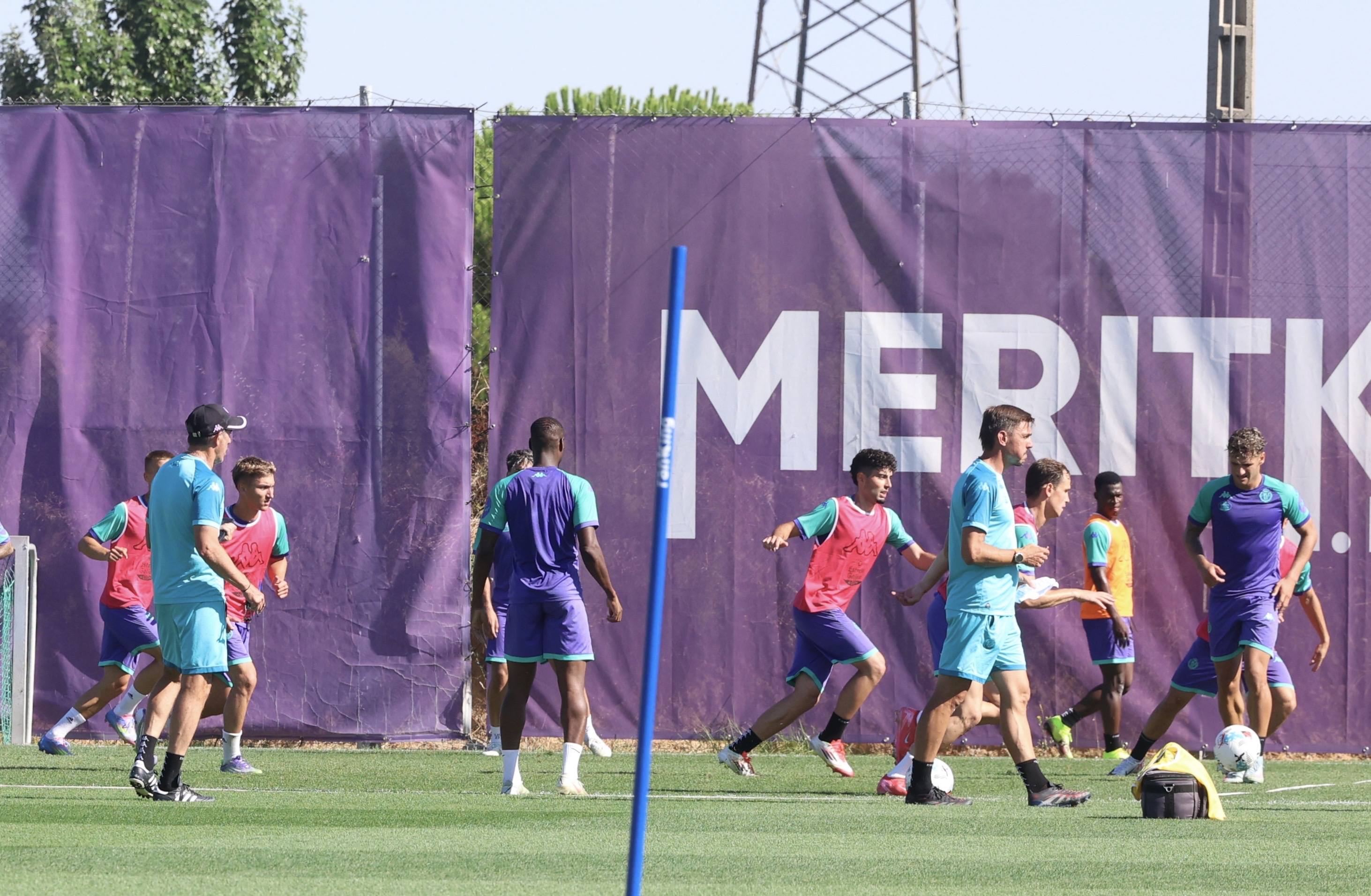 El entrenamiento del Real Valladolid, en imágenes