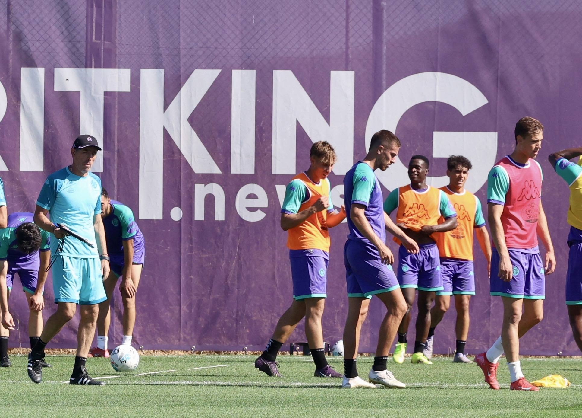 El entrenamiento del Real Valladolid, en imágenes