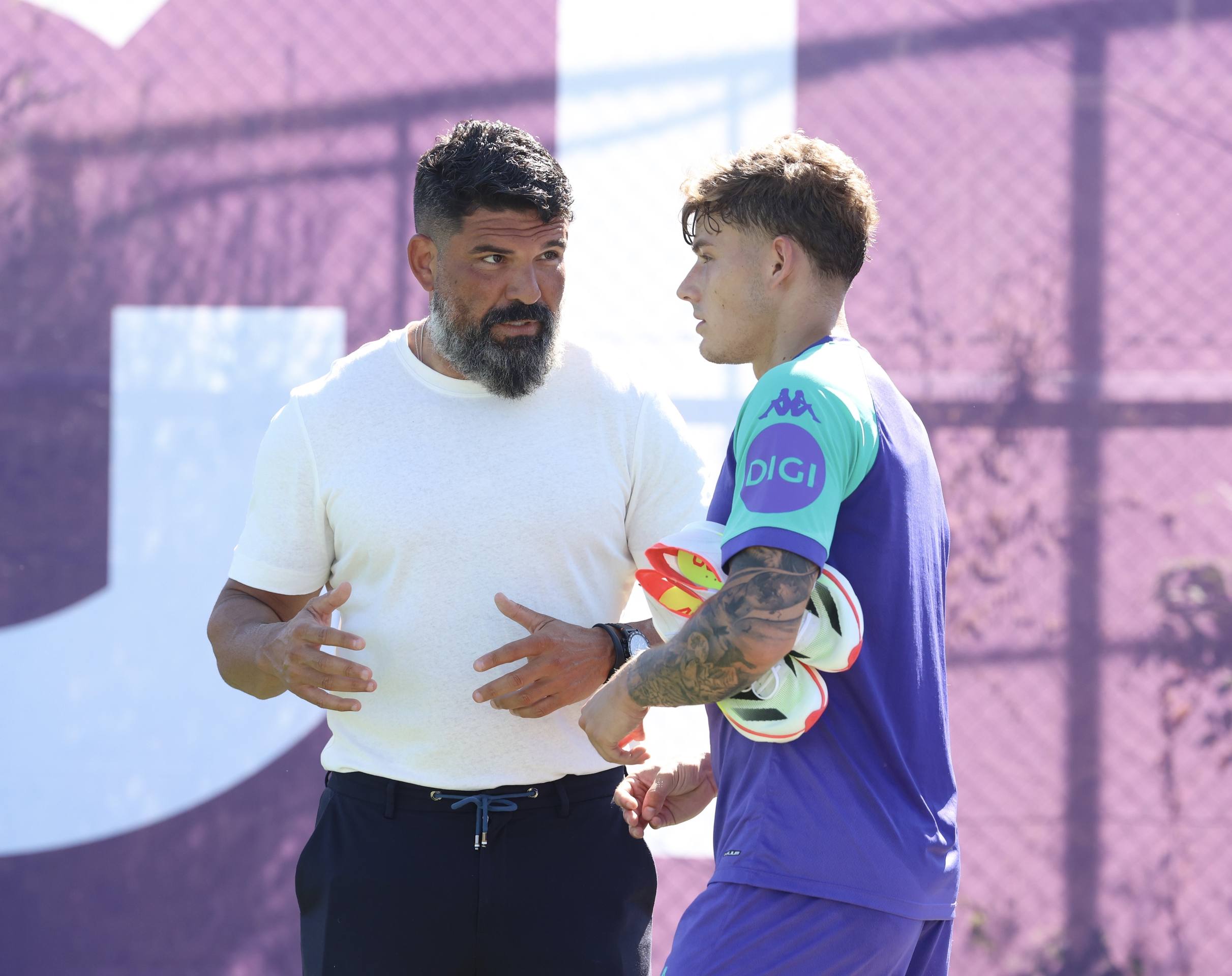 El entrenamiento del Real Valladolid, en imágenes