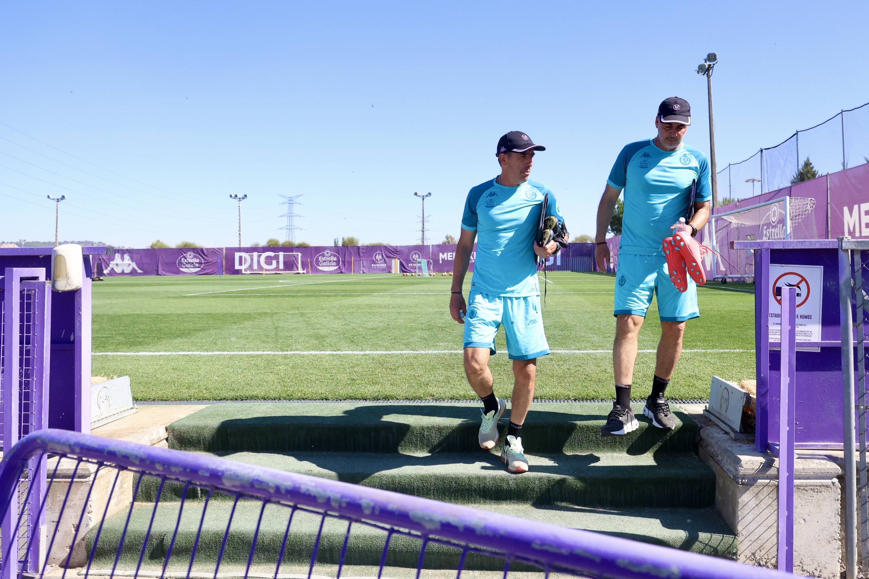 El entrenamiento del Real Valladolid, en imágenes
