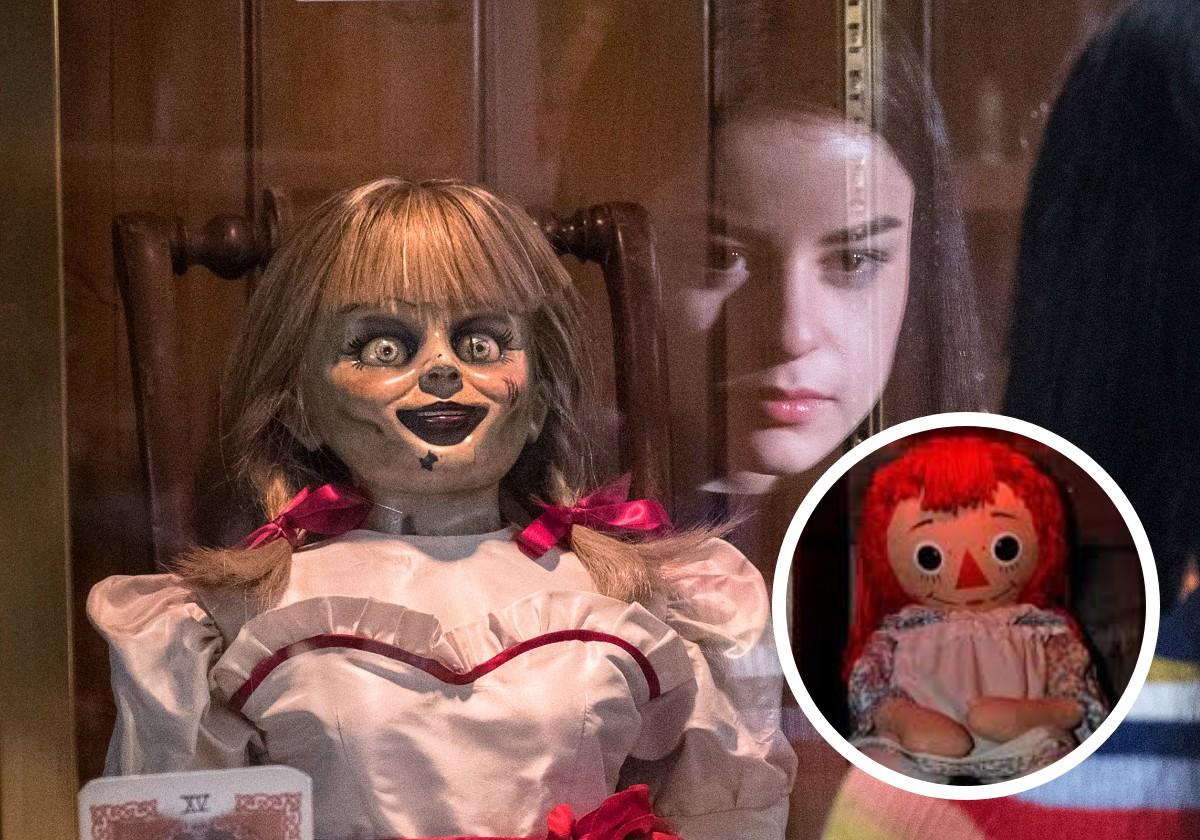 Fragmento de la película 'Anabelle vuelta a casa', en detalle, la muñeca original del Museo de los Warren.