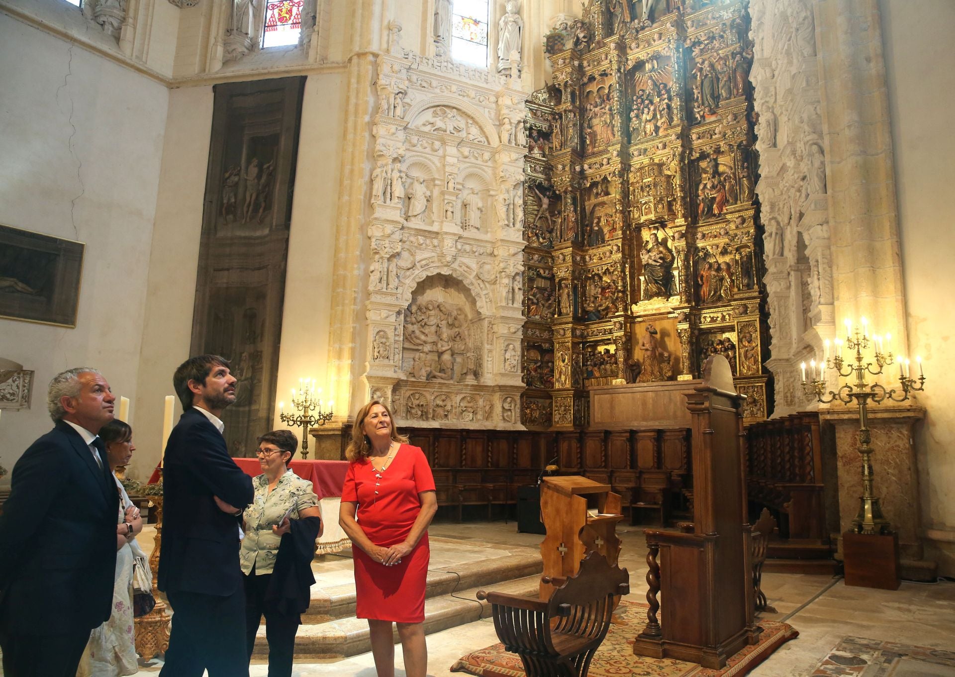 La visita del ministro Ernest Urtasun al Monasterio del Parral, en imágenes
