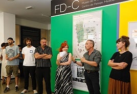 Inauguración en la Fundación Caneja del tercer mural urbano y de la nueva temporada expositiva.