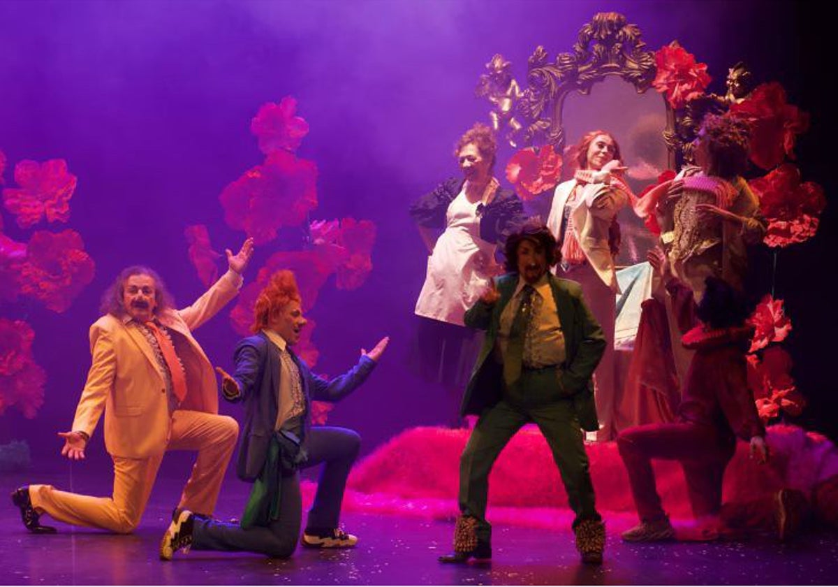 Un momento de 'Lo que son mujeres' a cargo de Morboria Teatro.