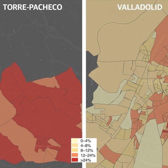 Valladolid mira a Torre Pacheco: hay más cifras que nos diferencian de las que nos igualan