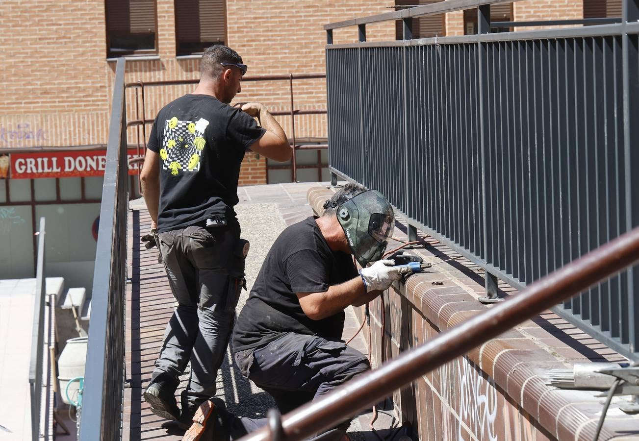 Así ha sido la obra de la plaza del Seminario en Palencia