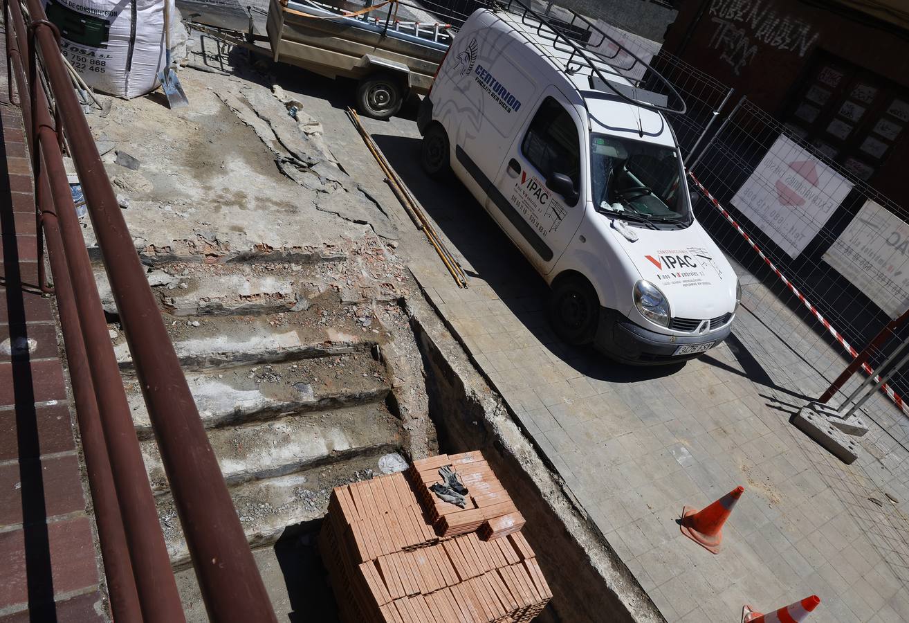 Así ha sido la obra de la plaza del Seminario en Palencia