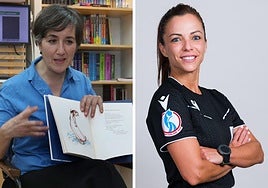 Noemí Villamuza y Marta Huerta de Aza.