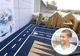 La nueva azotea del hospital de Salamanca en homenaje a María Caamaño.