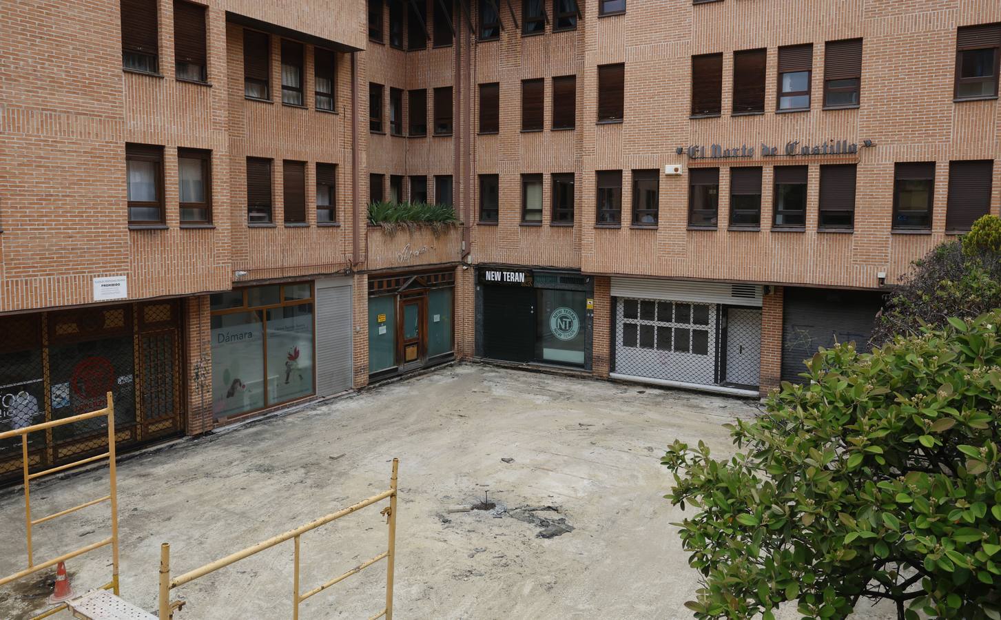 Así ha sido la obra de la plaza del Seminario en Palencia