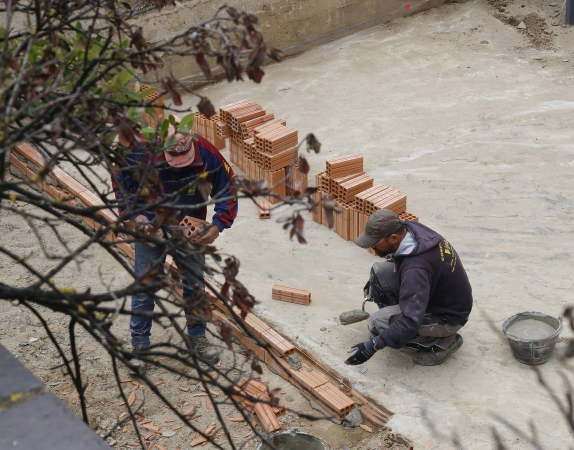 Así ha sido la obra de la plaza del Seminario en Palencia