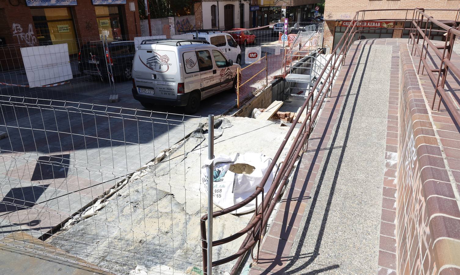 Así ha sido la obra de la plaza del Seminario en Palencia