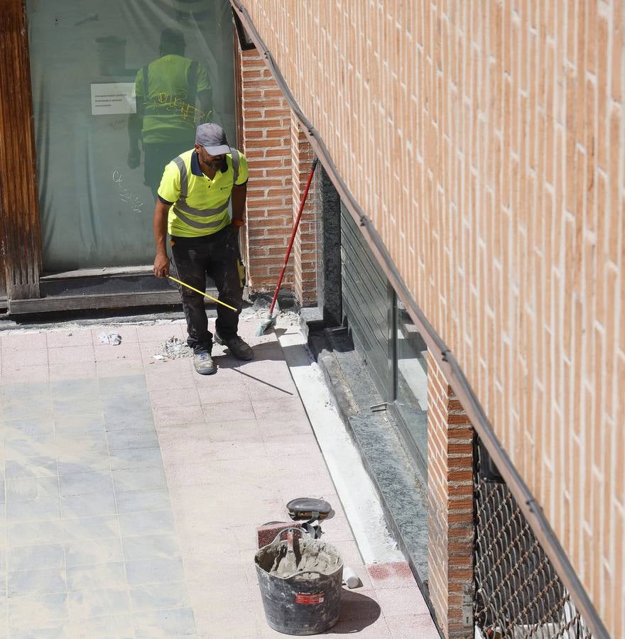 Así ha sido la obra de la plaza del Seminario en Palencia