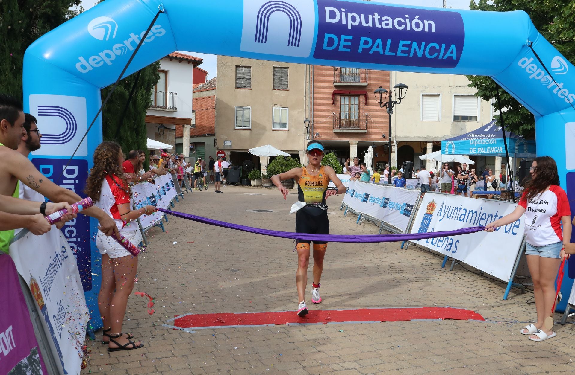 Dueñas, tercera parada del Triatlón Diputación de Palencia