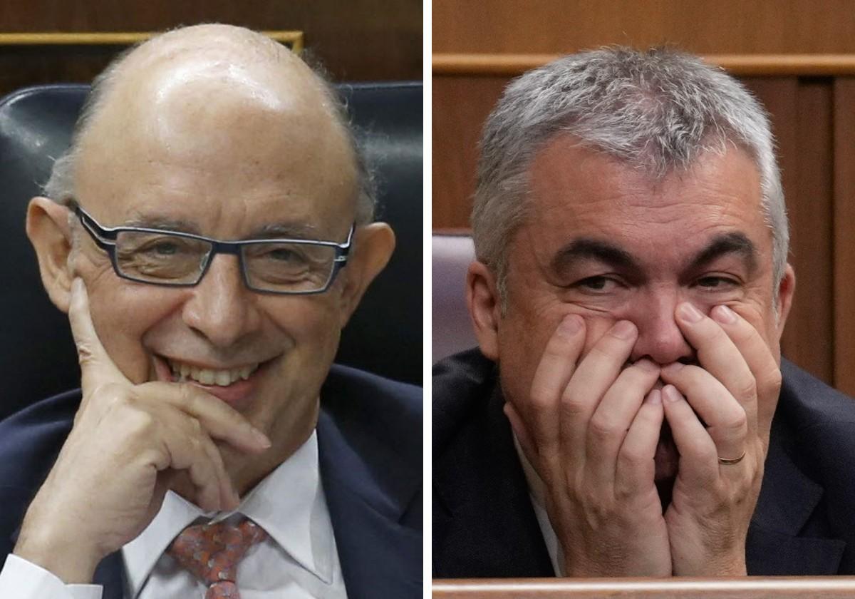 A la izquierda, Montoro. A la derecha, Cerdán.