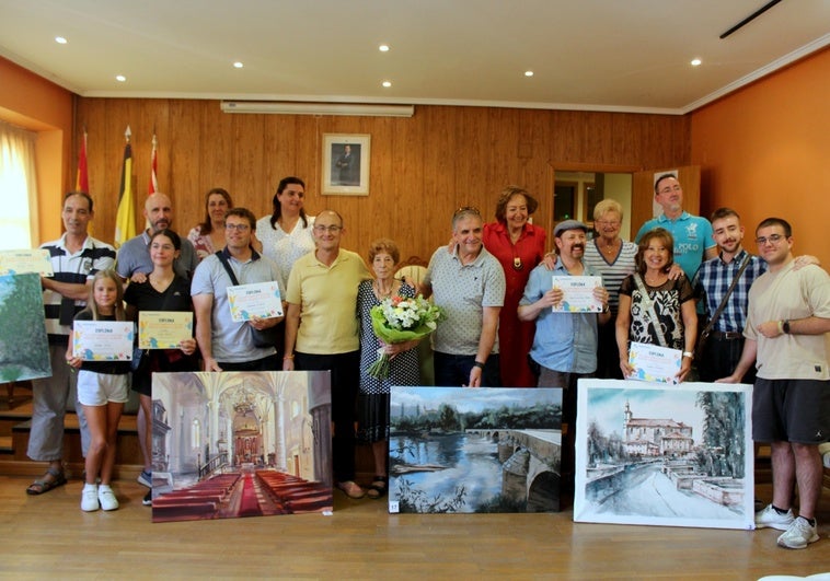 Torquemada dedica su Certamen de Pintura Rápida a la memoria de Arsenio Tejedor