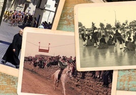 Collage de fotos antiguas de Villabrágima