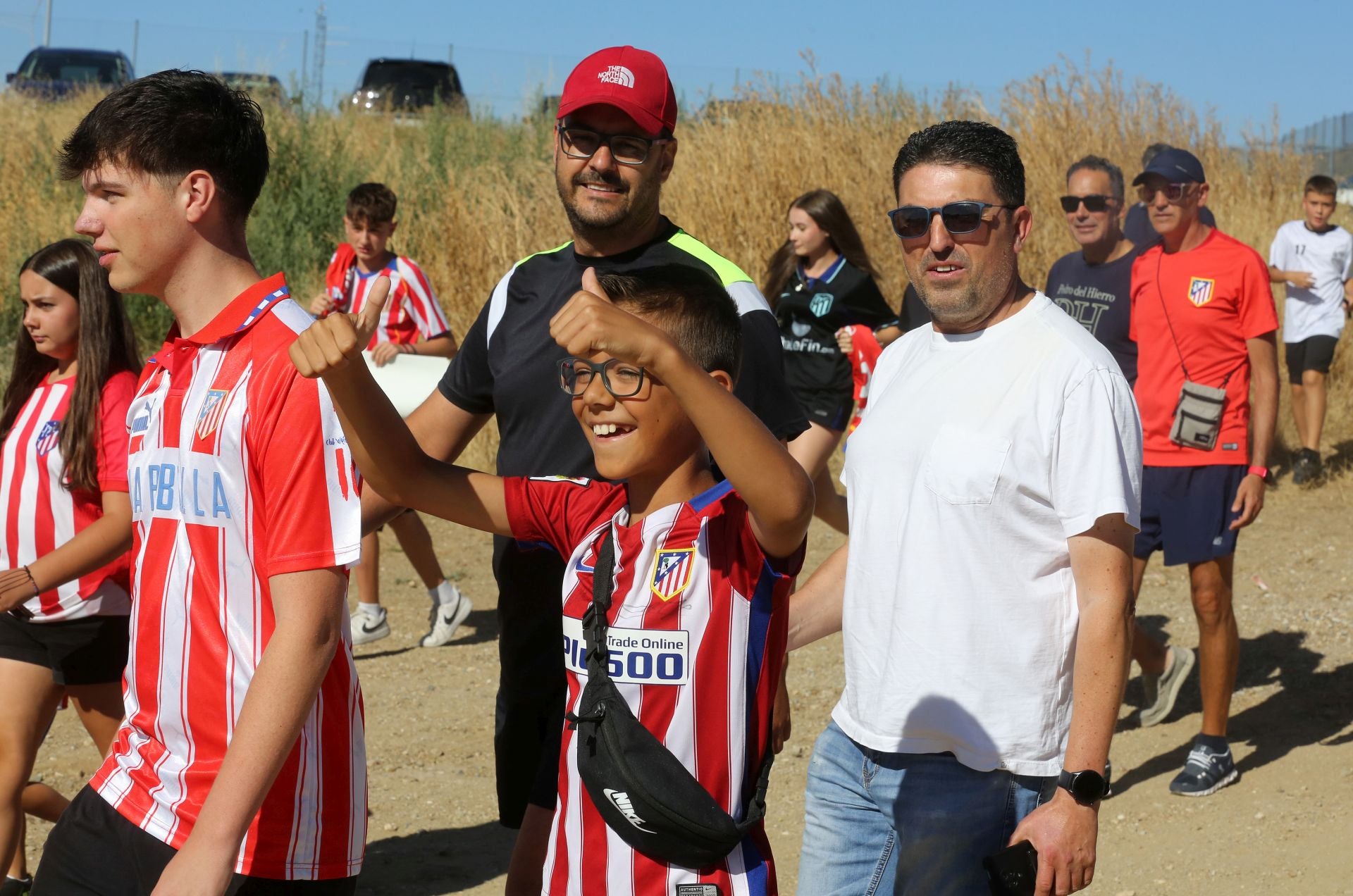 Fotos del primer entrenamiento del Atlético de Madrid en Los Ángeles de San Rafael