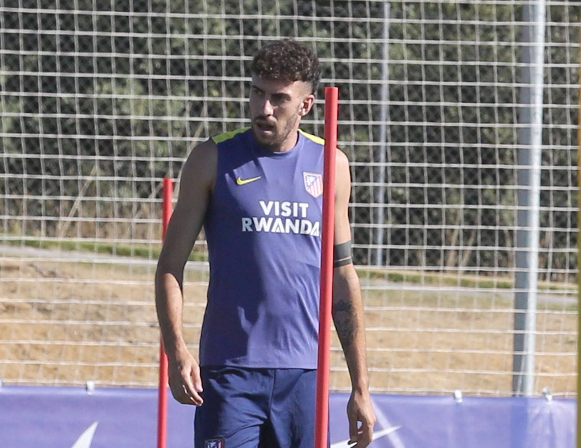 Fotos del primer entrenamiento del Atlético de Madrid en Los Ángeles de San Rafael