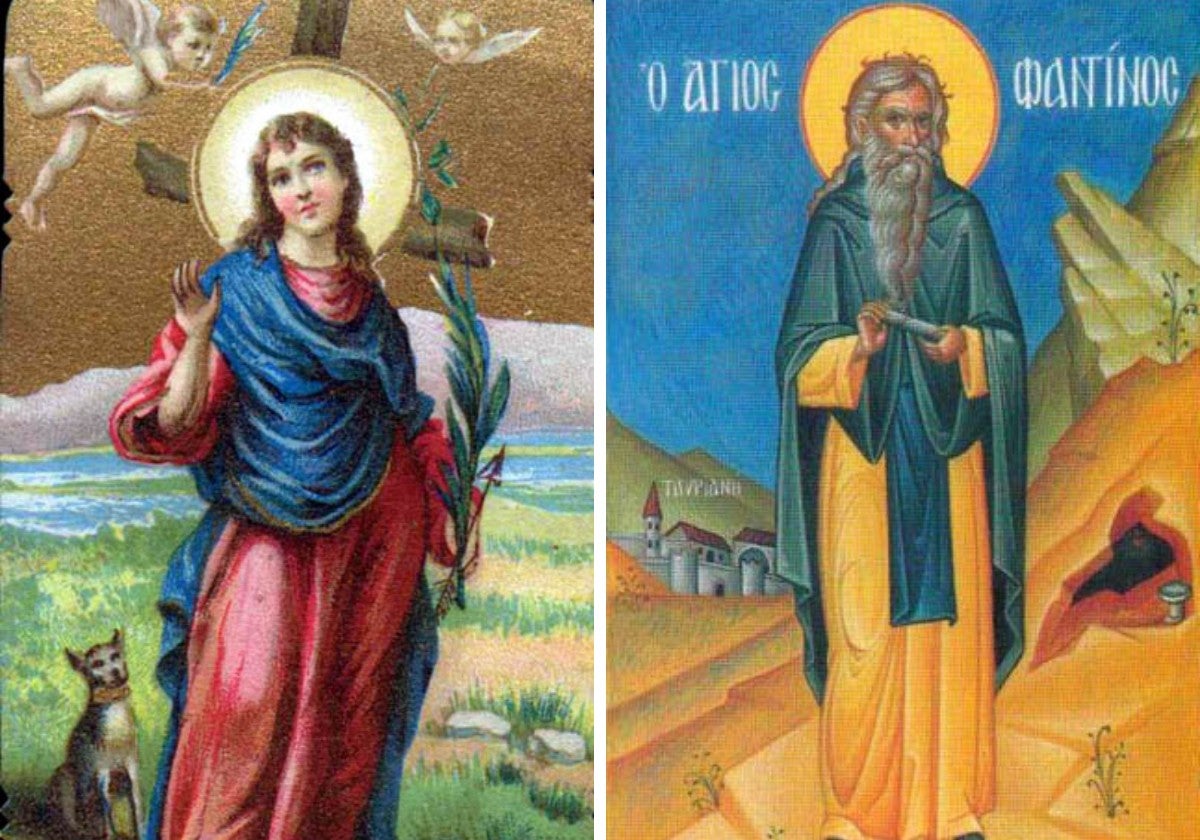 Santa Cristina de Bolsena y San Fantino el Viejo.