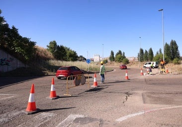 Normalidad en las primeras horas del corte de la salida desde la VA-20 hacia la A-62