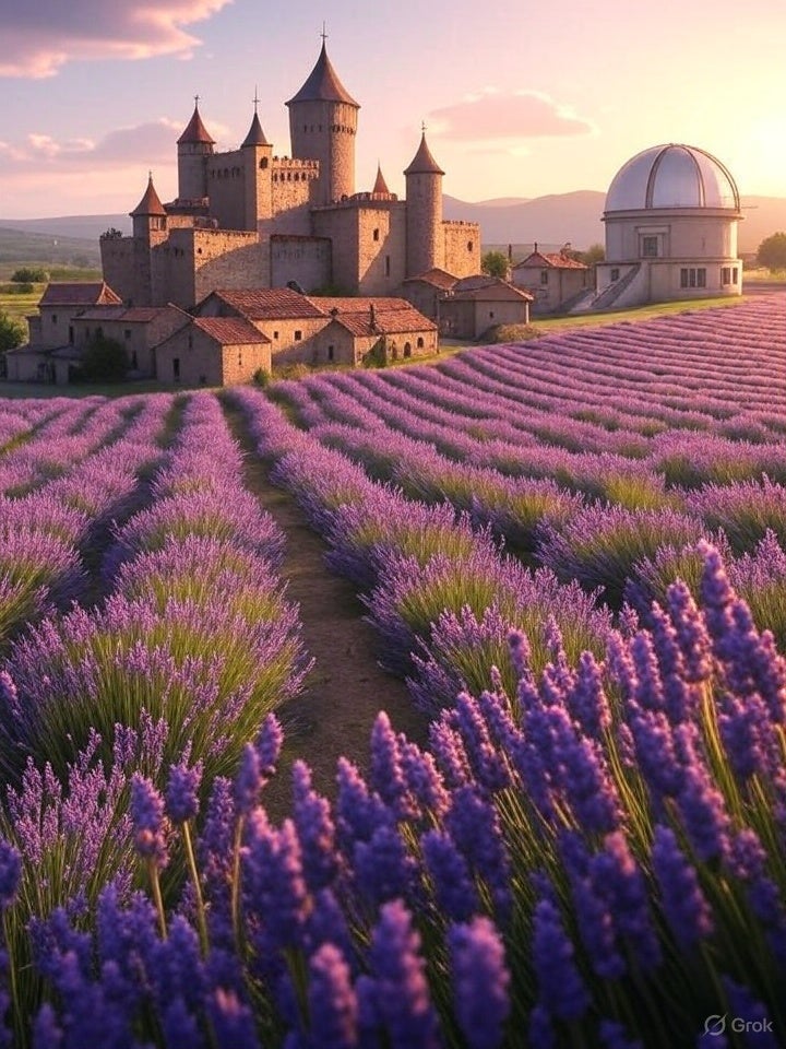 En ese municipio se pueden visitar los campos de lavanda y un centro astronómico.