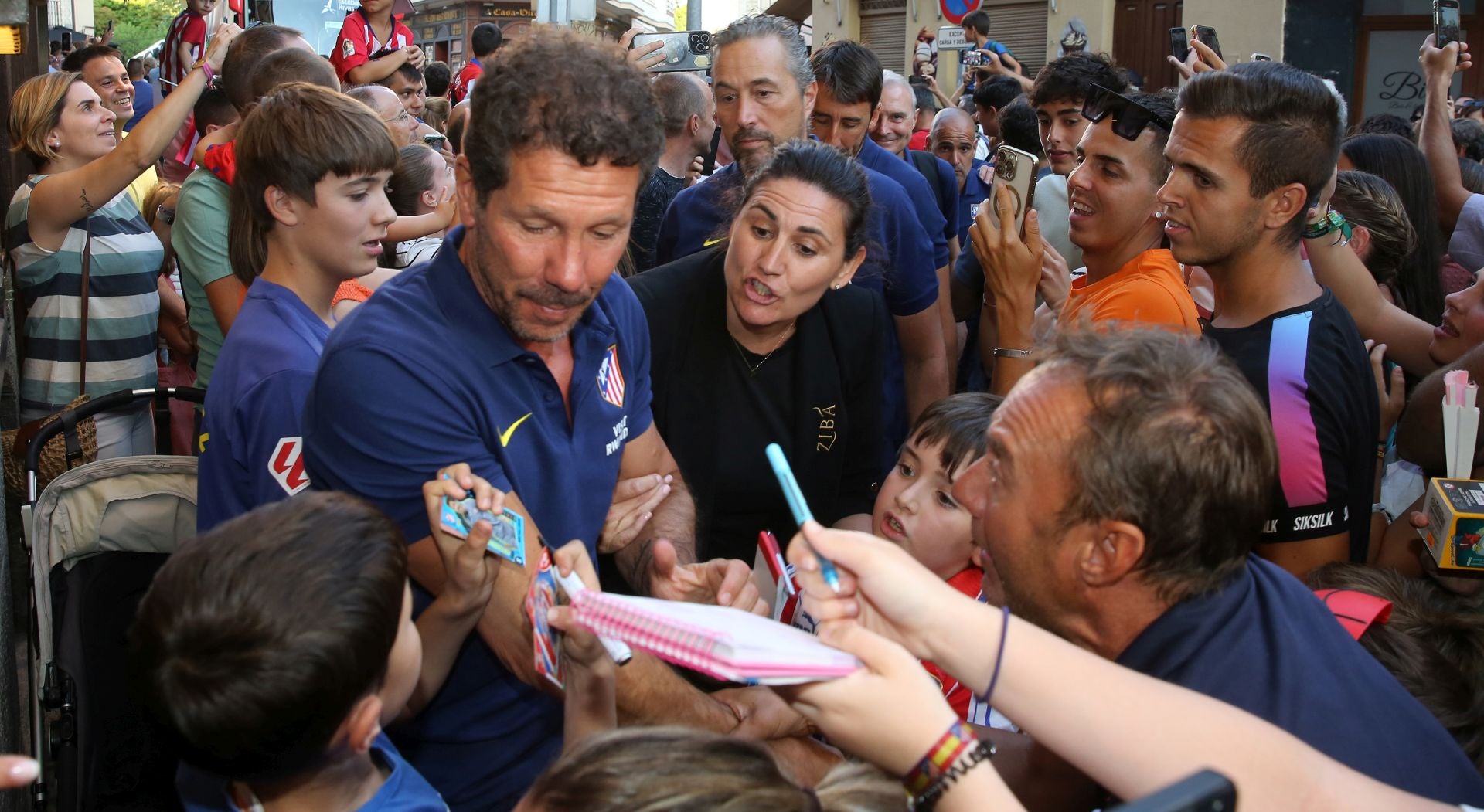 Fotos de la visita del Atlético de Madrid a Segovia