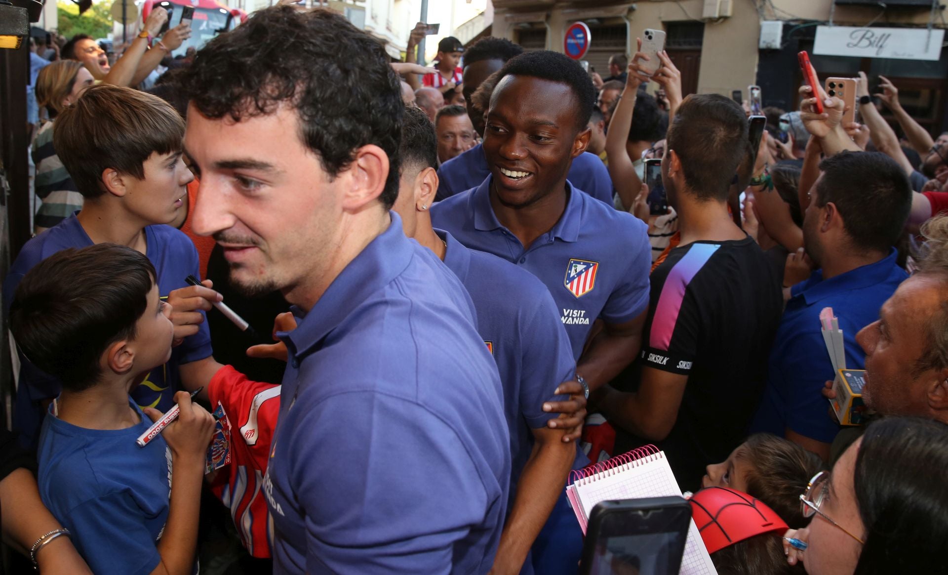 Fotos de la visita del Atlético de Madrid a Segovia