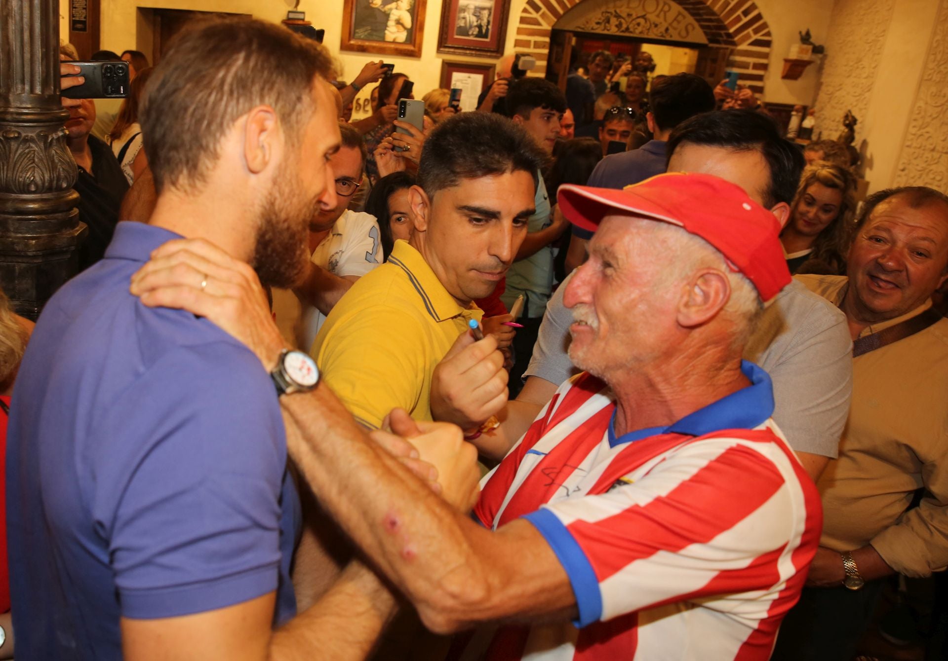 Fotos de la visita del Atlético de Madrid a Segovia
