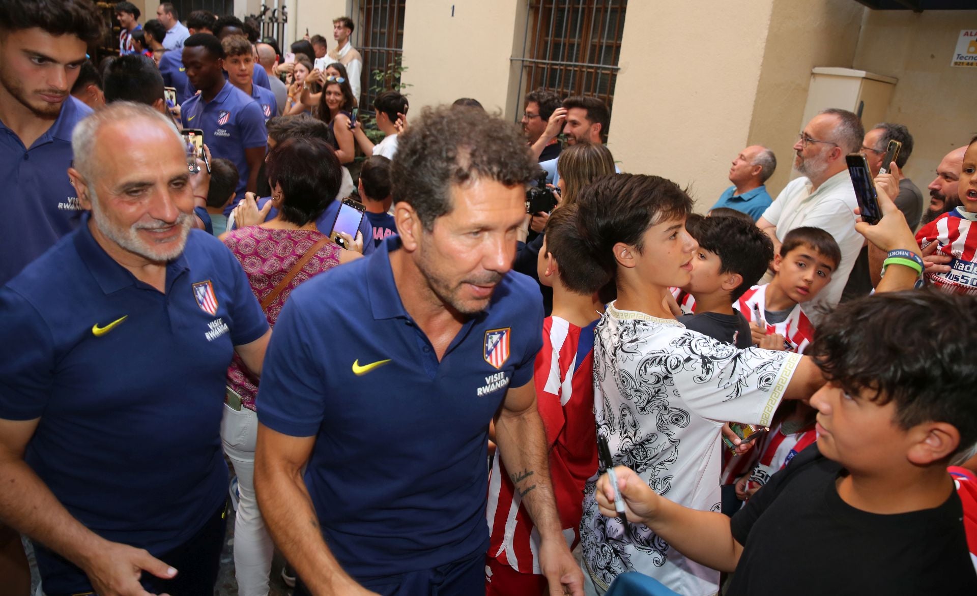 Fotos de la visita del Atlético de Madrid a Segovia