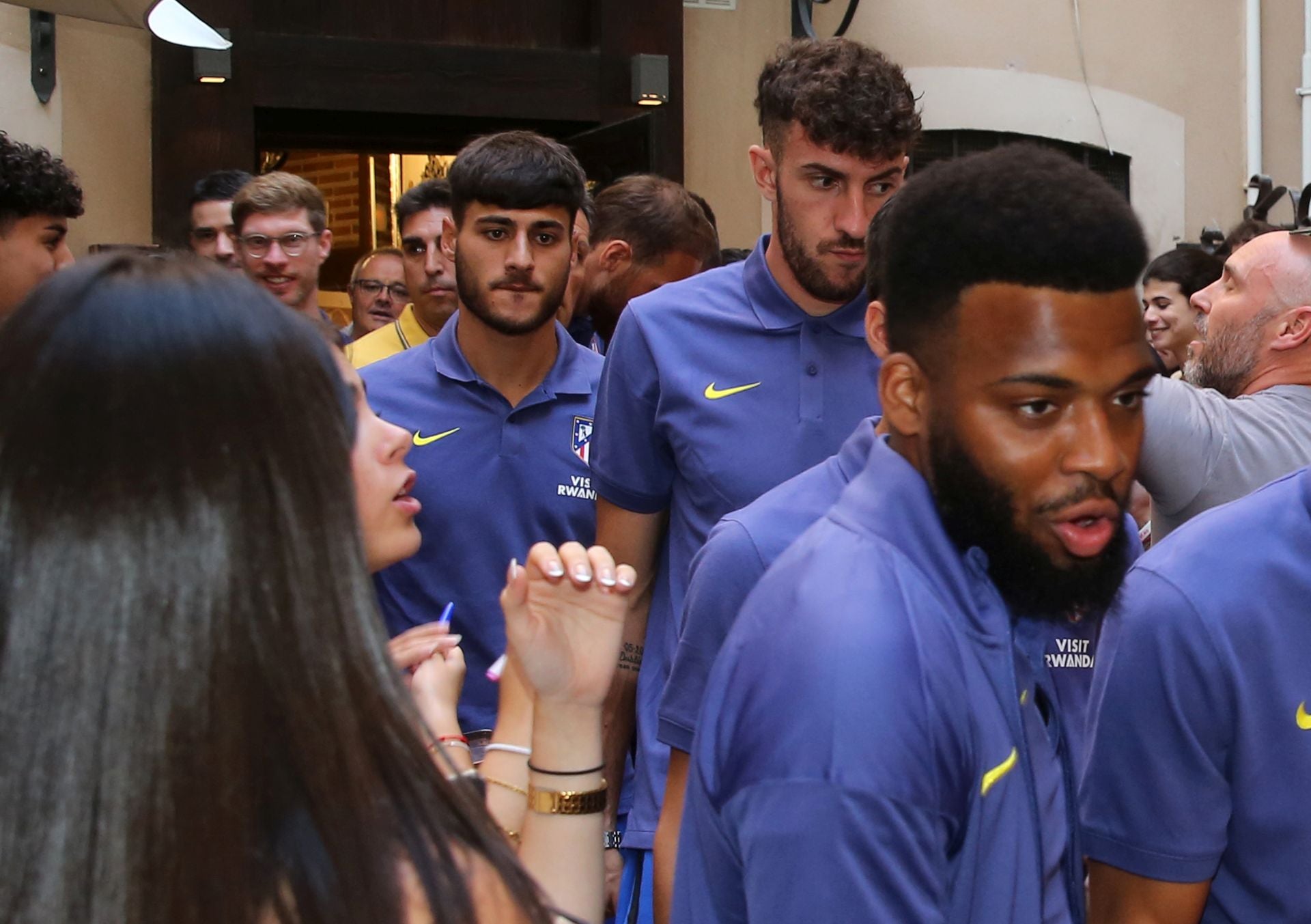 Fotos de la visita del Atlético de Madrid a Segovia