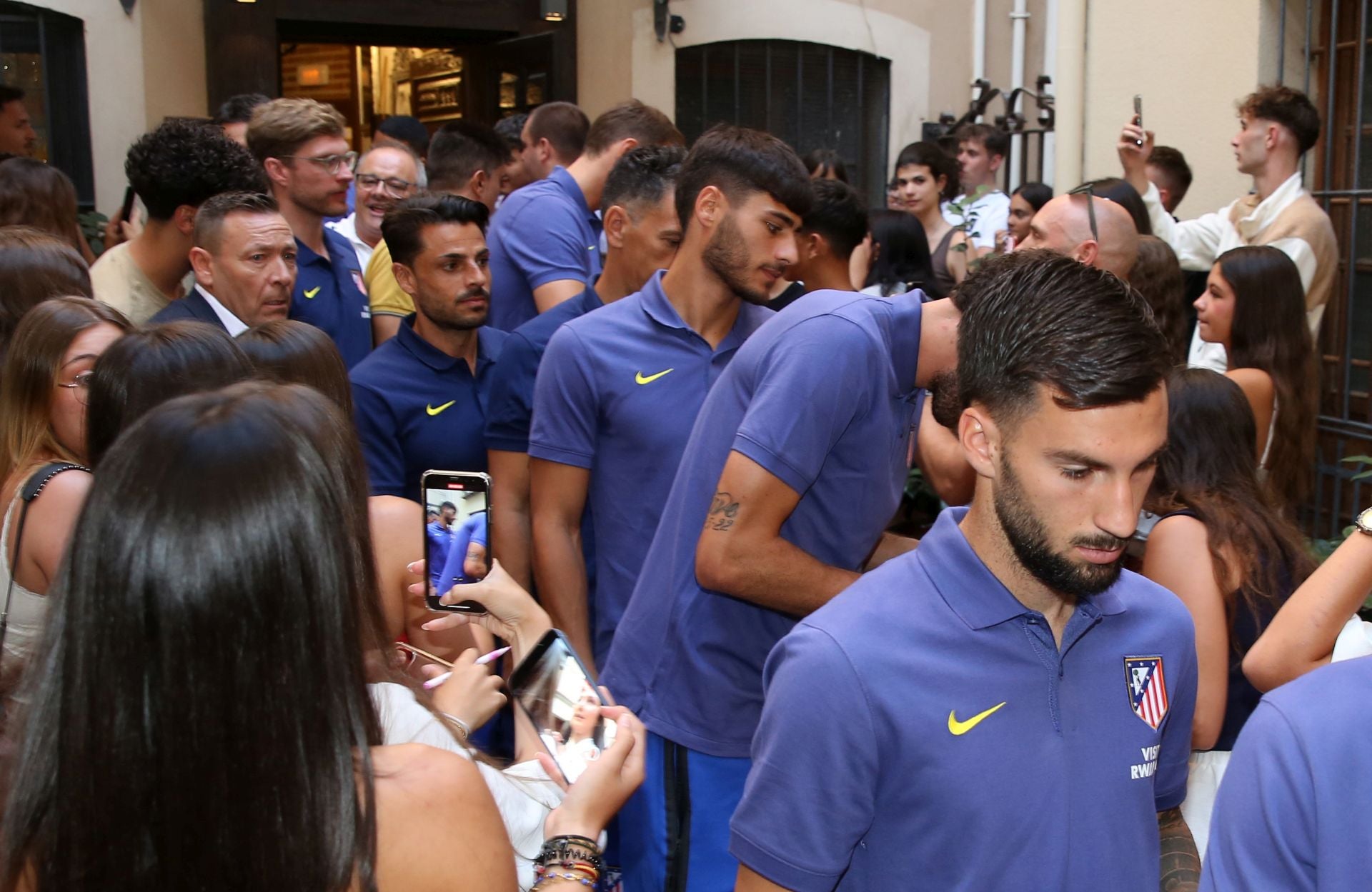 Fotos de la visita del Atlético de Madrid a Segovia