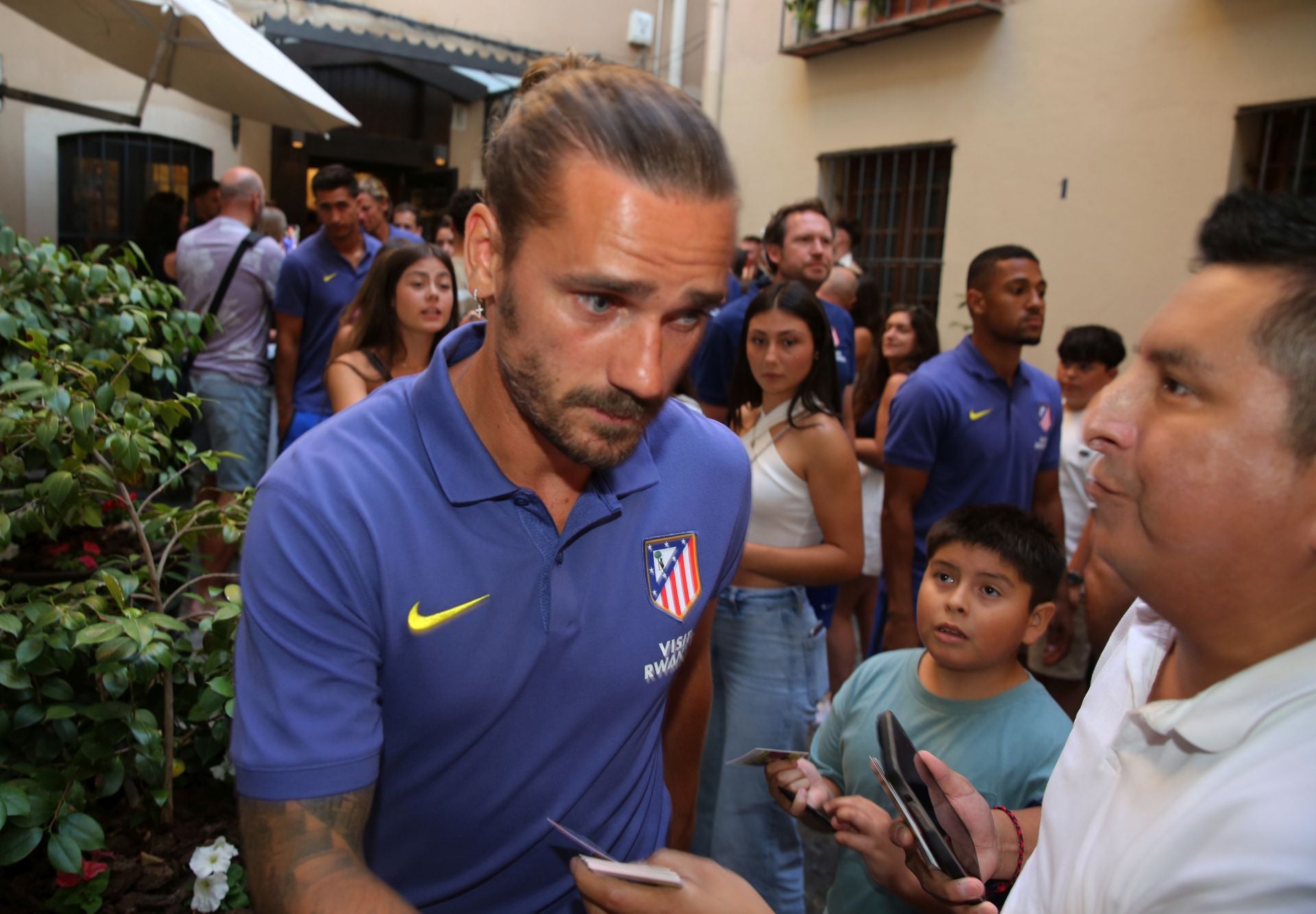 Fotos de la visita del Atlético de Madrid a Segovia