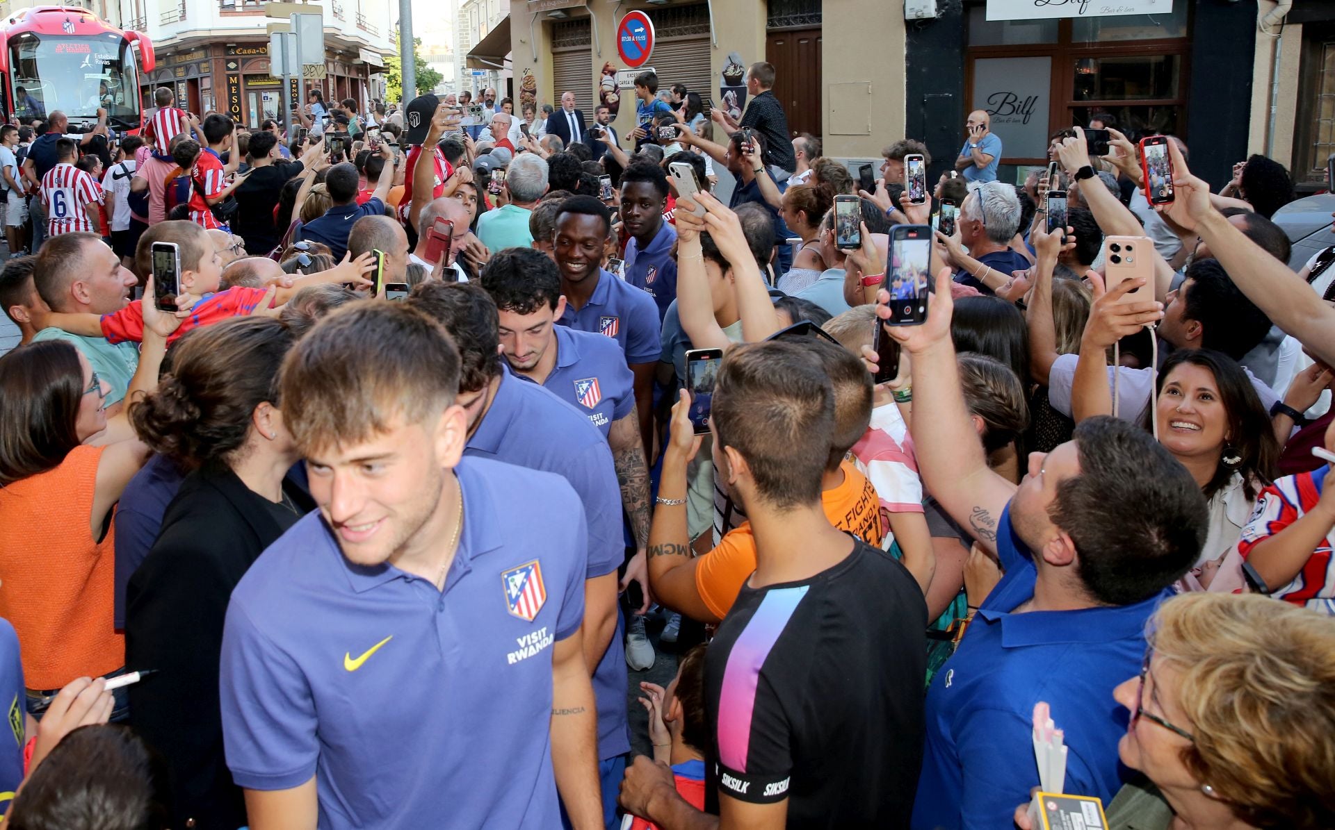 Fotos de la visita del Atlético de Madrid a Segovia