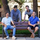 Juan Carlos López, Alejandro de Miguel, Ismael Simón y Juan Carlos González