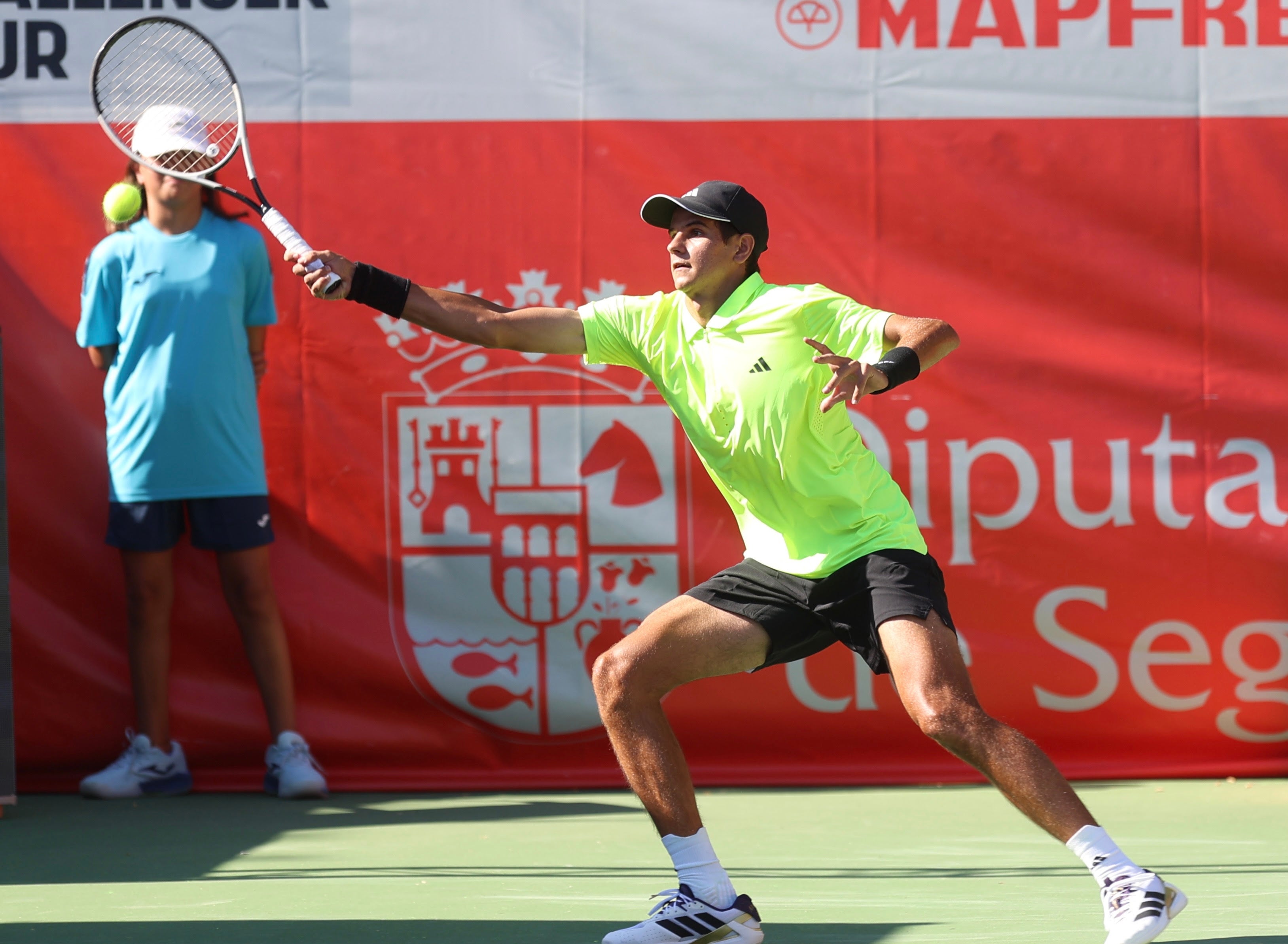 Rafa Jódar, durante su partido de primera ronda.