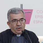 El presidente de la Conferencia Episcopal Española y arzobispo de Valladolid, Luis Argüello, este jueves.