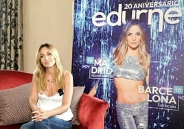 Edurne celebra su 20 aniversario en la música.