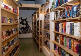 Librería Akelarre de Valladolid.