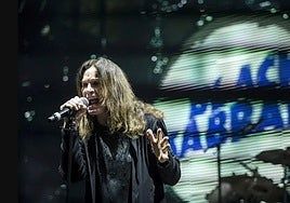 Ozzy Osbourne durante un concierto.