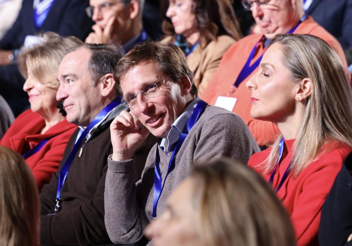 El alcalde de Madrid, José Luis Martínez-Almeida, en la Intermunicipal del PP, que tuvo lugar el pasado noviembre en Valladolid.