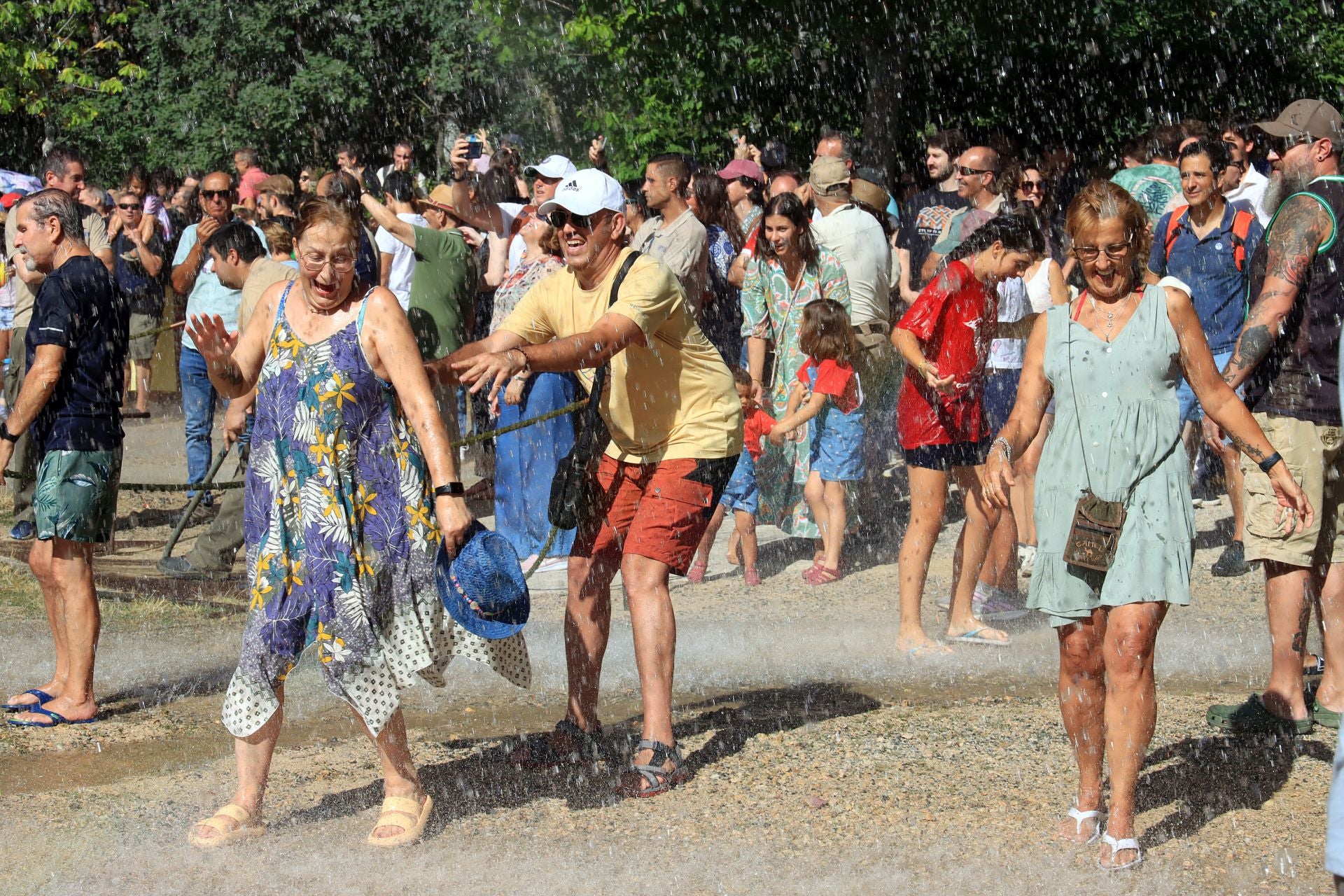 Fotos del espectáculo de las fuentes de La Granja de San Ildefonso