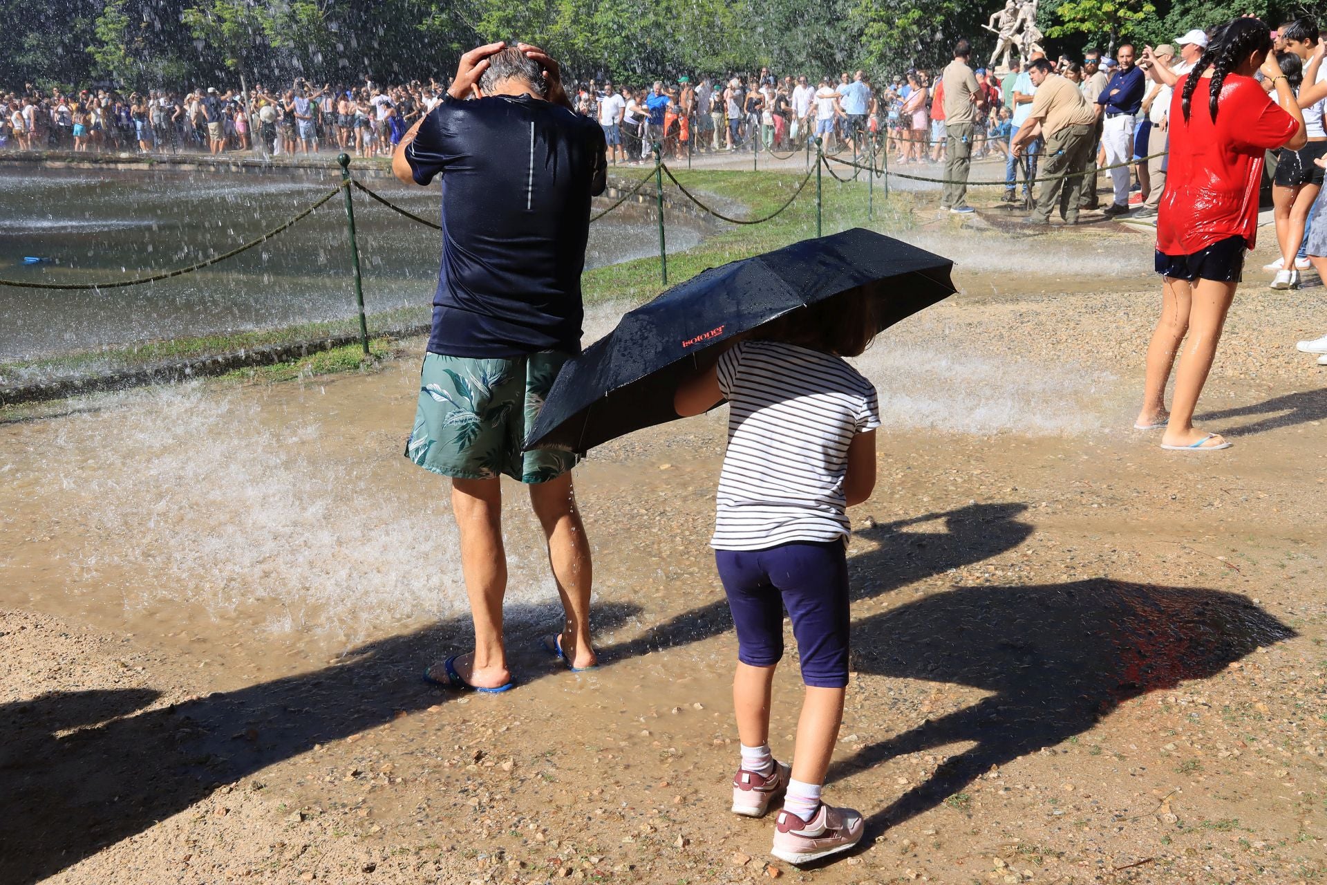 Fotos del espectáculo de las fuentes de La Granja de San Ildefonso